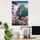 Nagoya Castle, Tsuchiya Koitsu Poster (Thuiskantoor)