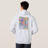 Nagoya Japan City Map Hoodie (Achterkant volledig)