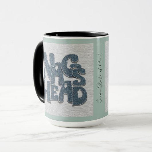 Nags Head Denim Mug | Outer Banks North Carolina  Mok (Voorkant links)