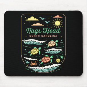 Nags Head Nc Schattige strandvakantie Zeeschildpad Muismat