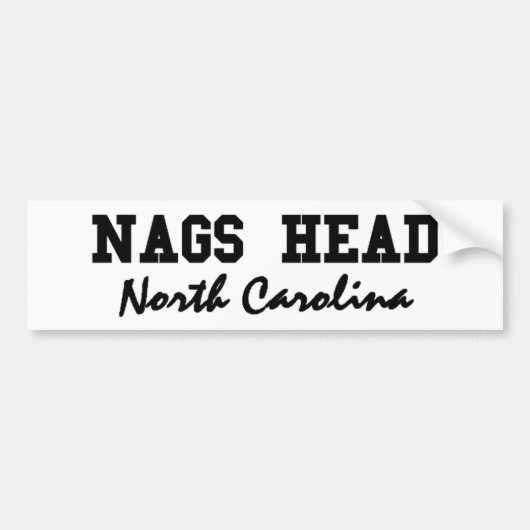 Nags Head North Carolina Bumpersticker (Voorkant)