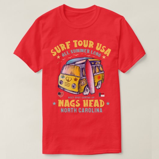 Nags Head North Carolina T-shirt (Design voorkant)