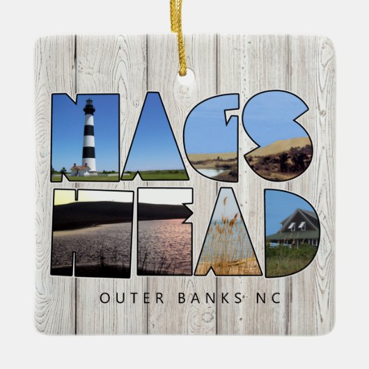 Nags Head - Outer Banks NC Metaal Ornament (Voorkant)