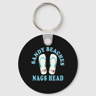 Nags Head Vakantie Zandstranden I Heart Flip Flop Sleutelhanger