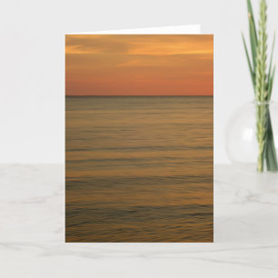 Nags Hoofd na zonsondergang 5 x 7 Wenskaart Kaart