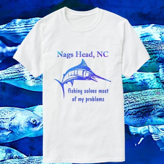 Nags Hoofd NC Handsome Blue Sportfish T-Shirt