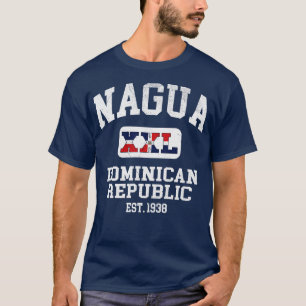Nagua Dominicaanse Republiek XXL Atletisch ontwerp T-shirt
