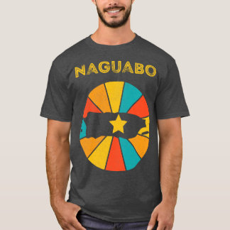 Naguabo Puerto Rico Vintage Noodlijdende Souvenir T-shirt