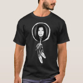 Naguset Eask (Anna Mae Aquash - Mi'kmaq Warrior Qu T-shirt (Voorkant)