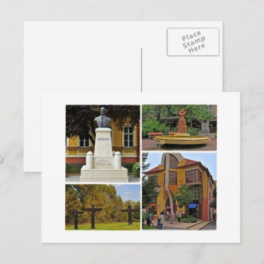 Nagyatad, Somogy, Ungarn Postkarte Briefkaart (Voorkant / Achterkant)