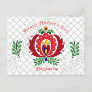 Nagymama Moederdag Briefkaart