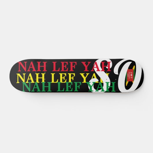 NAH LEF YAH ZO! 19,7 cm Skateboard Deck (Horizontaal)