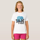 Nah my Pancreas Funny Diabetes Blue Ribbon Sloth T-shirt (Voorkant volledig)