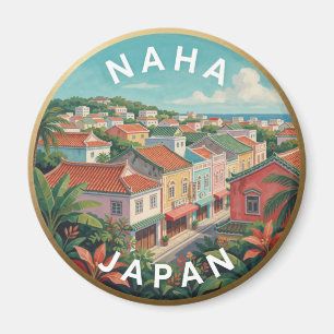 Naha Japan Okinawa Reis Stad Magneet