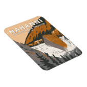 Nahanni National Park Reserve Travel Art  Magneet (Rechterzijde)