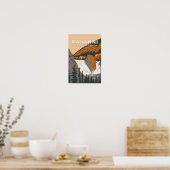 Nahanni National Park Reserve Travel Art  Poster (Keuken)