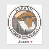 Nahanni National Park Reserve Travel Art Sticker (Vel)