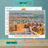 Nahargarh Fort in Jaipur, India Briefkaart