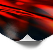 Nahaufnahme: Frau mit Zebramuster im Gesicht Perfect Poster (Hoek)