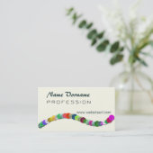 nähen visitekaartje (Staand voorkant)