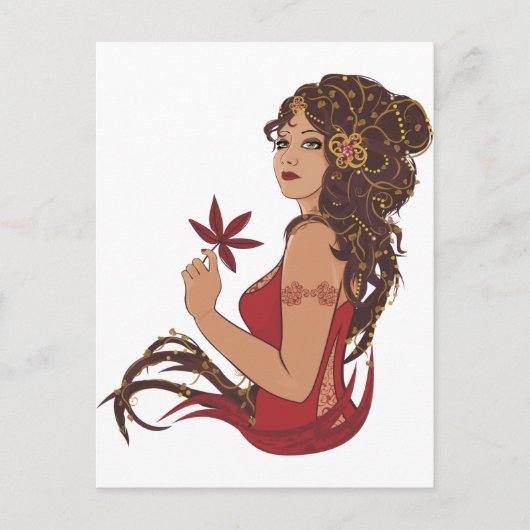 Naherfdame Briefkaart (Voorkant)