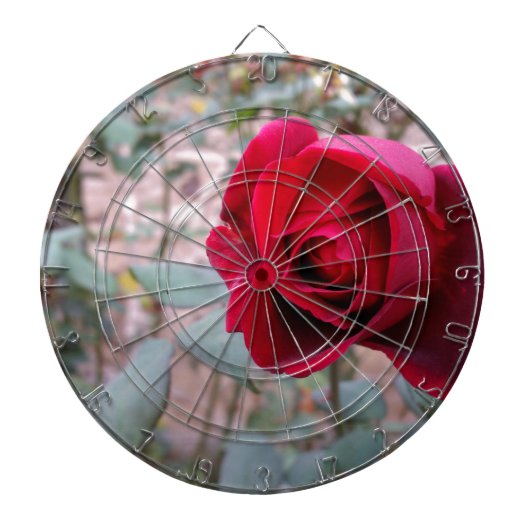 Naherfsrode roos dartbord (Voorkant)