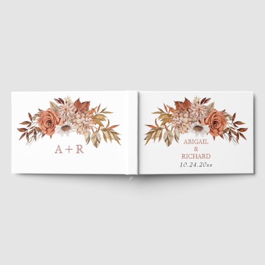 Naherfst bloemen en herfst van naaldbladeren gastenboek (Volledig)