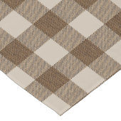 Naherfst bruin grote cheques mooi lange tafelloper (Hoek)