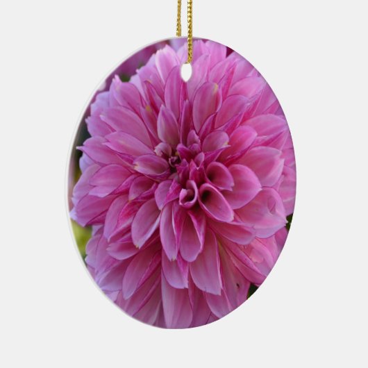 Naherfst Dahlia kerstornament Keramisch Ornament (Rechts)