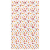 Naherfst fall Leaves Terracotta Brown Boho Pattern Tafelkleed (Voorkant)