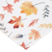 Naherfst fall Leaves Terracotta Brown Boho Pattern Tafelkleed (Gekanteld)