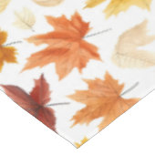 Naherfst fall Leaves Terracotta Brown Boho Pattern Tafelkleed (Gekanteld)