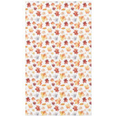 Naherfst fall Leaves Terracotta Brown Boho Pattern Tafelkleed (Voorkant)