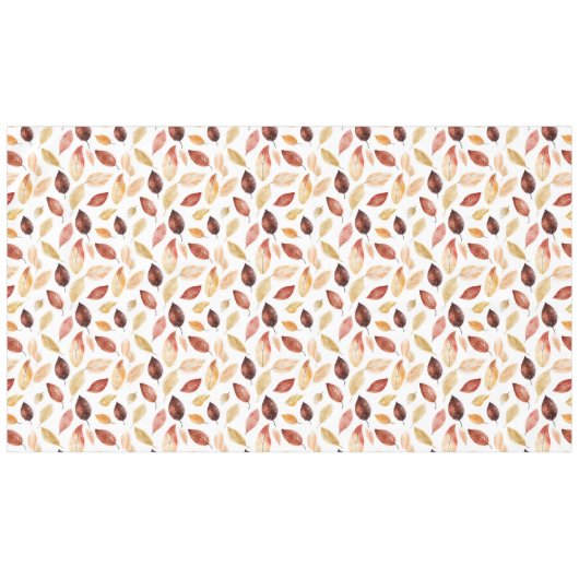 Naherfst fall Leaves Terracotta Brown Boho Pattern Tafelkleed (Voorkant (Horizontaal))