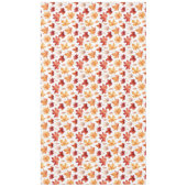 Naherfst fall Leaves Terracotta Brown Boho Pattern Tafelkleed (Voorkant)