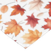 Naherfst fall Leaves Terracotta Brown Boho Pattern Tafelkleed (Gekanteld)