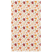 Naherfst fall Leaves Terracotta Brown Boho Pattern Tafelkleed (Voorkant)