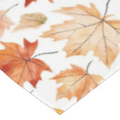Naherfst fall Leaves Terracotta Brown Boho Pattern Tafelkleed (Gekanteld)