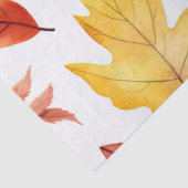 Naherfst fall Leaves Terracotta Brown Boho Pattern Tissuepapier (Detail)