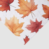 Naherfst fall Leaves Terracotta Brown Boho Pattern Tissuepapier (Detail)