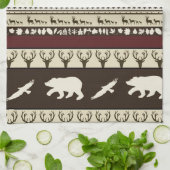 Naherfst keukenhanddoeken voor bossen (Gevouwen)