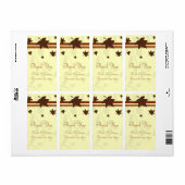 Naherfst lekt herfst bruiloft etiketten af (Full Sheet)