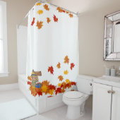 Naherfst Sitting Scarecrow Douchegordijn (In situ)