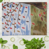 Naherfst Tree Tea Towel Theedoek (Gevouwen)