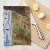 Naherfst Tree Tea Towel Theedoek (Quarter Fold)
