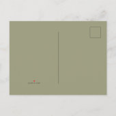 Naherfst Waterverf pompoenen en bloemen Uitnodiging Briefkaart (Achterkant)