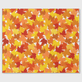 Naherfstbladeren van apelboom cadeaupapier (Vlak)