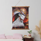 Naherfstdame Hanging Tapestry - schilderen Hangend Wandkleed (Slaapkamer)
