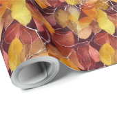 Naherfstdekkingspatroon Cadeaupapier (Rol Hoek)