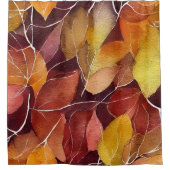 Naherfstdekkingspatroon Douchegordijn (Voorkant)